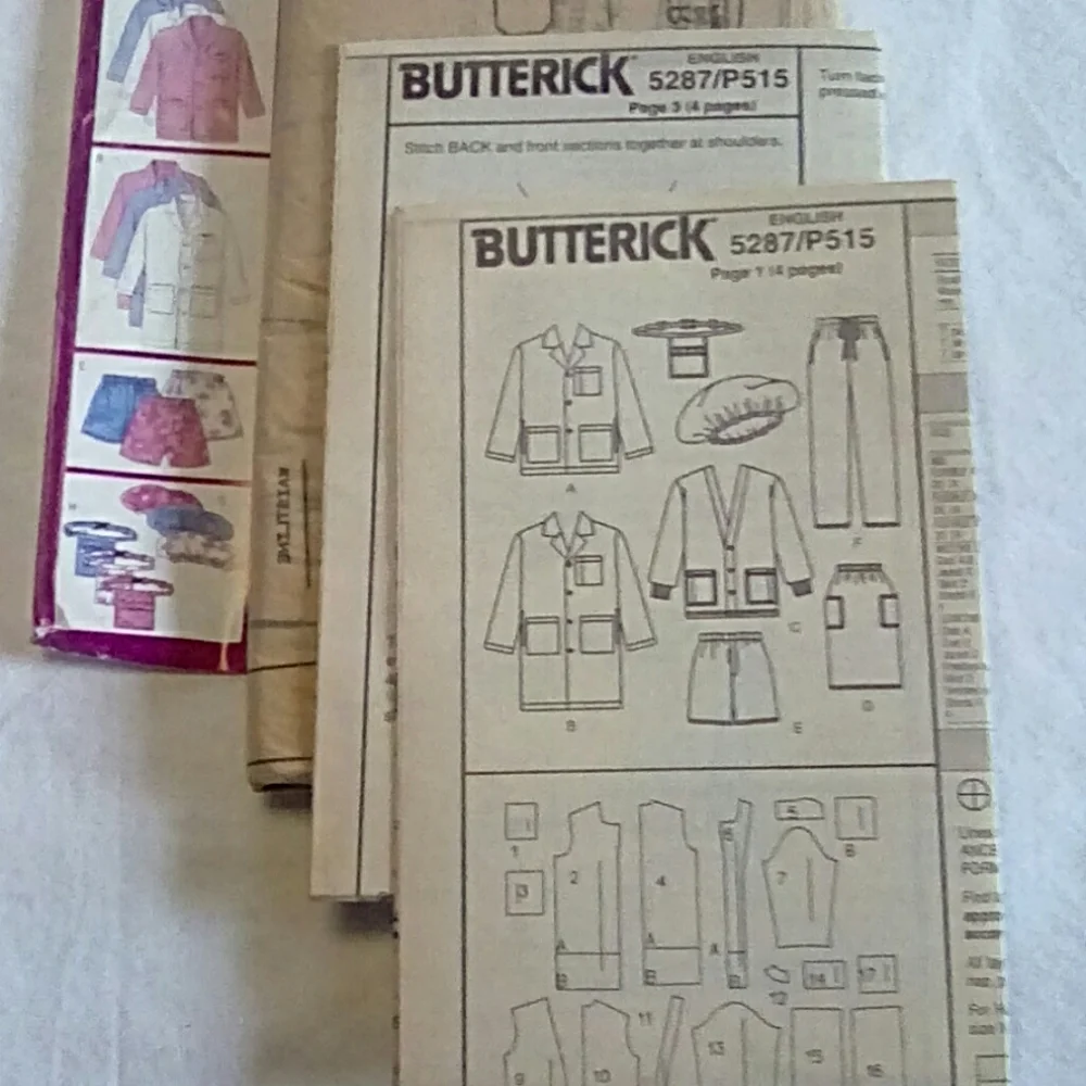 Butterick vintage sewing